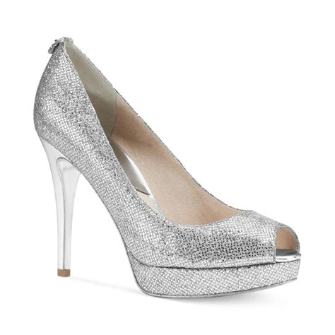 michael kors pumps zilver|Michael Kors Women's Silver Heels and Pumps .